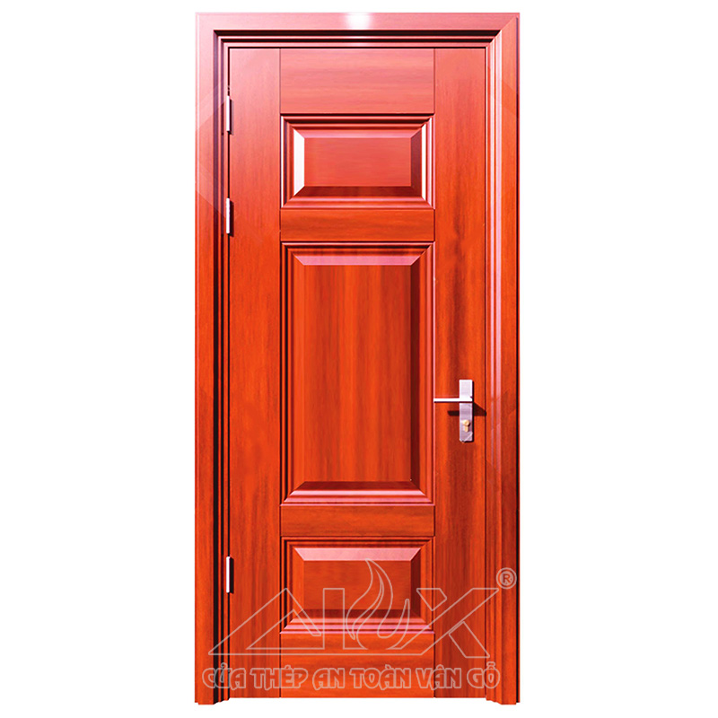 Cửa thép vân gỗ cửa đi 1 cánh