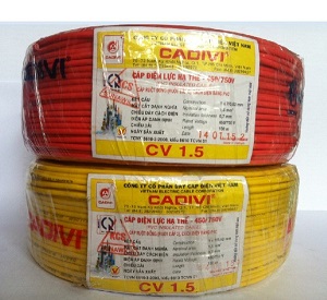 dây điện đơn cadivi 6mm