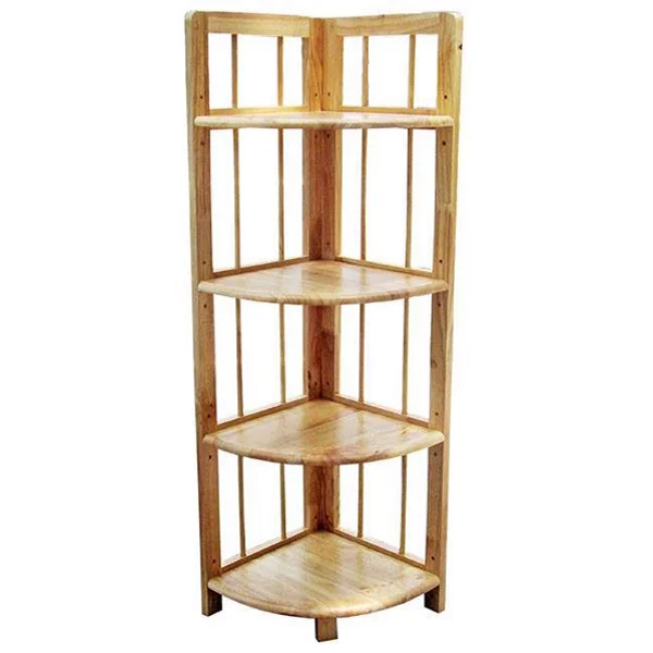Kệ Góc Tường 4 Tầng Tự Nhiên